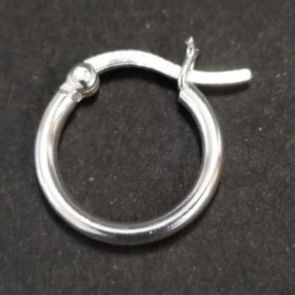 NWT Giani Bernini Sterling Silver Hoops - Picture 2 of 4